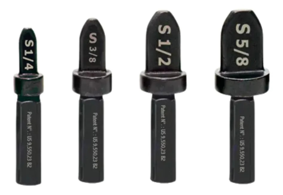 KIT ALARGADOR SPIN 1/4 A 5/8 4PCS S4000